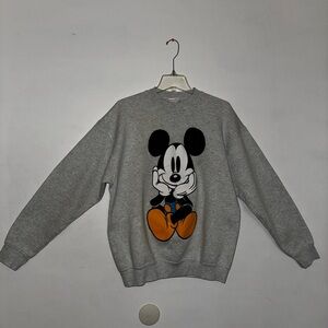 Gray Mickey Mouse Sweater
